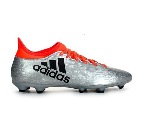 adidas Men's x 16.3 tf Soccer Shoe, Solar Red/Metallic Silver/Hi .